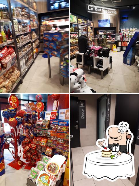 Autogrill Montealto Sud serve un'ampia gamma di dessert
