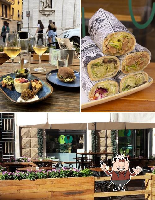 La foto della cibo e esterno di Il Borgo Verde Salad & Juice Bar