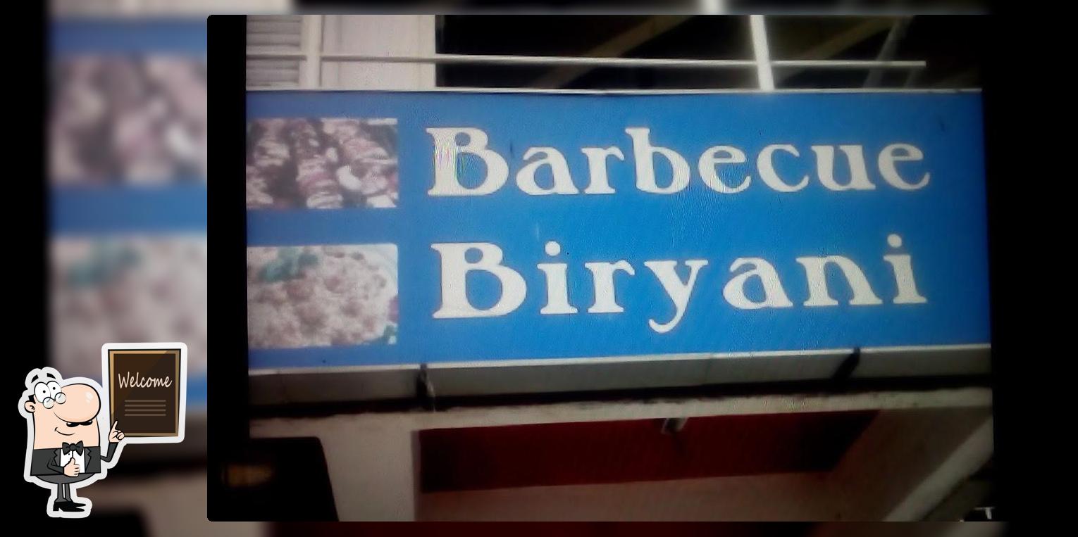Barbecue Biryani Centre has its own logo