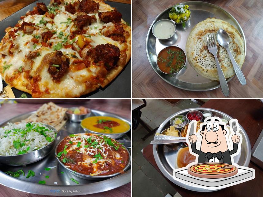 Get pizza at Parampara Food Works