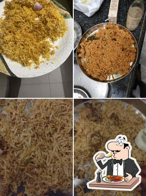 Meals at Raja Biryani Pulao