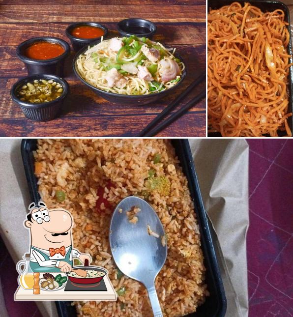 Fried rice at Szechuan Dragon