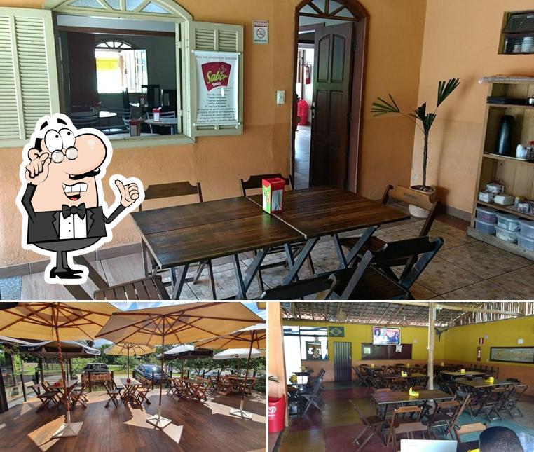 O interior do Restaurante e Peixaria 100 Miseria