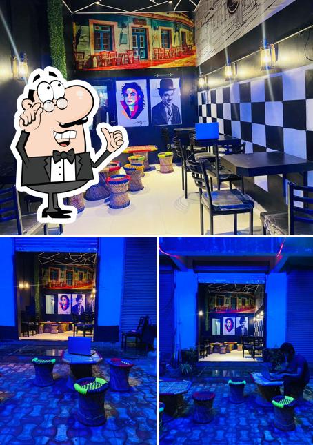 The interior of Spot! Cafe
