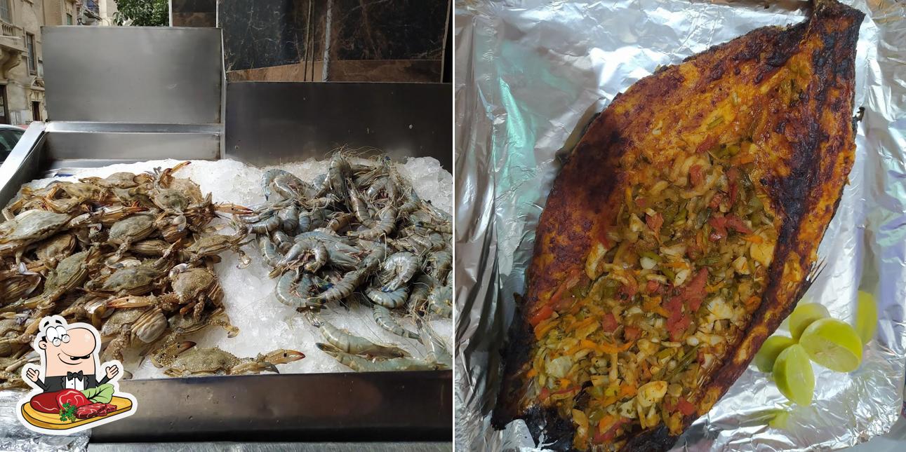 اسماك البحرين ميدان الجامع propose des plats à base de viande