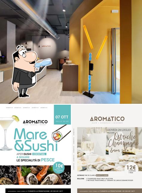 AROMATICO | cocktail & bistrot si caratterizza per la bevanda e interni