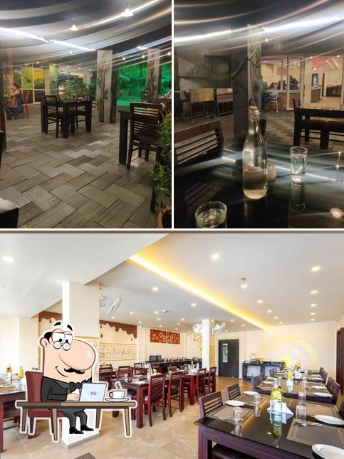 The interior of Cloud Castle Restaurant