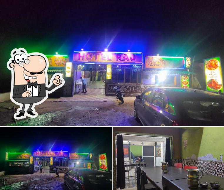 The photo of HOTEL RAJ’s exterior and interior
