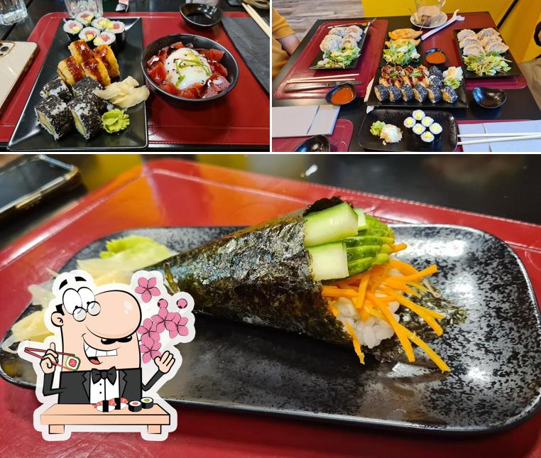 Il sushi è il cibo tradizionale della cucina giapponese