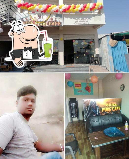 Enjoy a drink at New Pubg Cafe