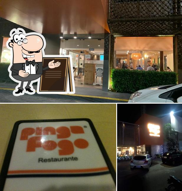 O exterior do Pinga Fogo Restaurante Natal