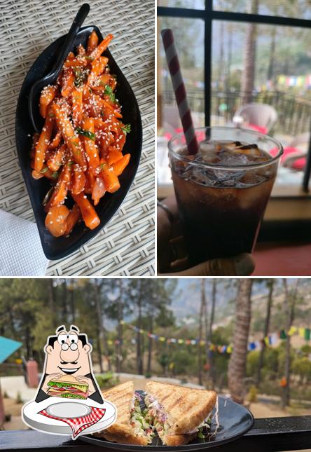 Club sandwich at BRICK CAFE