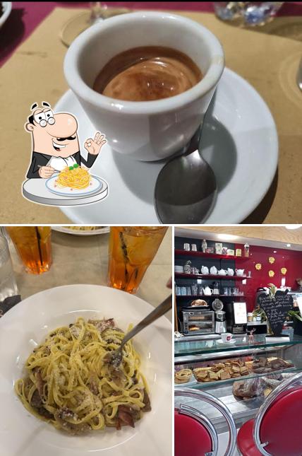 Spaghetti alla carbonara al Il Bacio