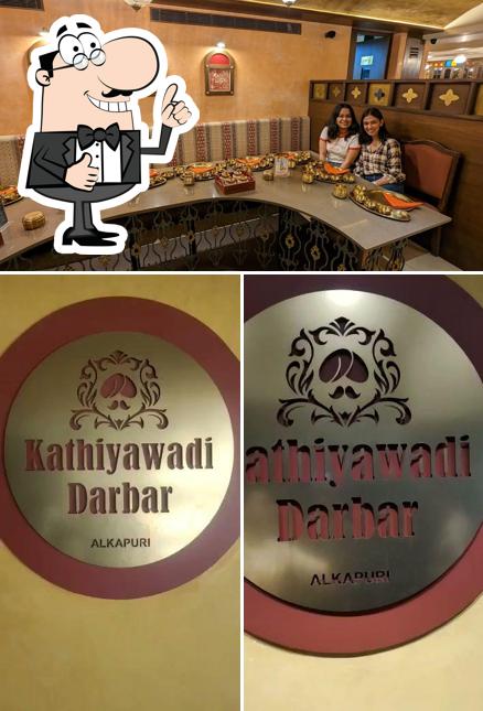 Here's a pic of Kathiyawadi Darbar Alkapuri - Premium Kathiyawadi Gujarati Thali
