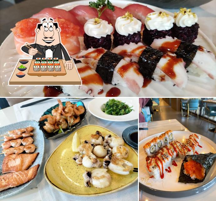 Prenditi le varie opzioni di sushi