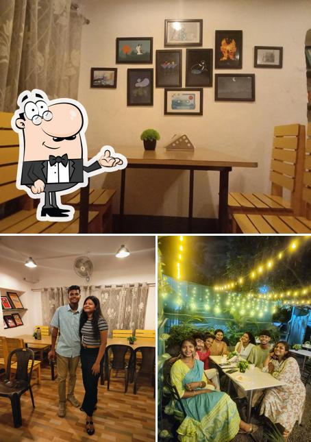 The interior of Mocktales Cafe