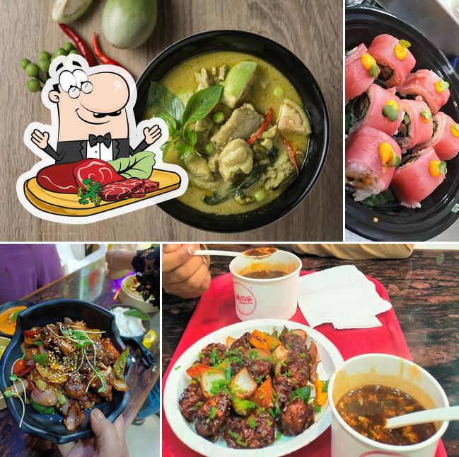 Try out meat dishes at Solanas Chinese & Thai