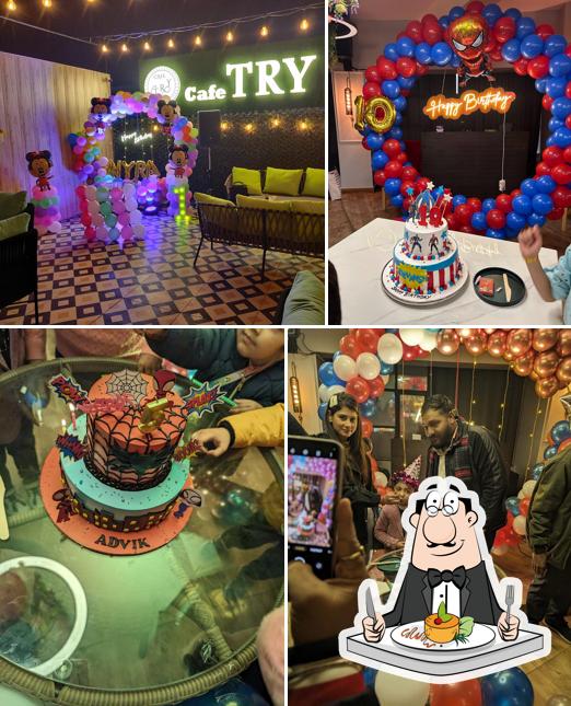 Food at The Roof Yard Café ( Cafe TRY) - fine dine restaurant/ family restaurant/ rooftop cafe / Dwarka