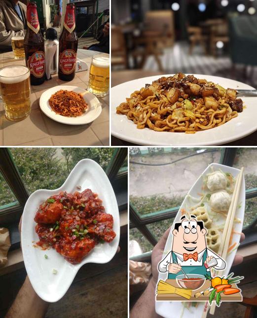 Spaghetti bolognese at Shangri-La Fine Dine Restaurant