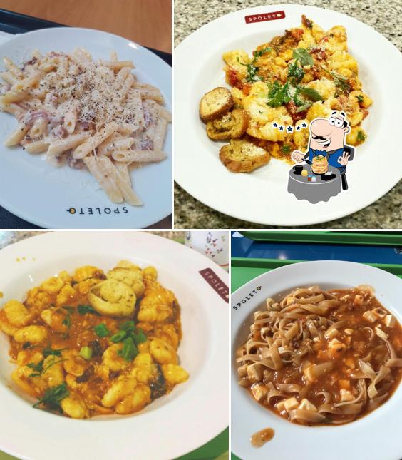 Platos en Restaurante Italiano Spoleto - Caxias Shopping