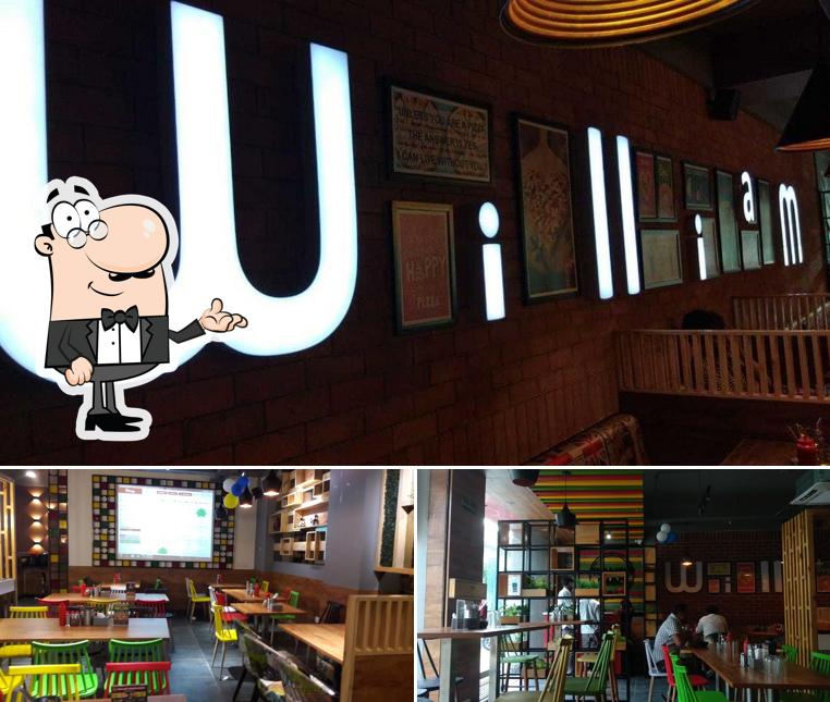 The interior of William John's Pizza, Gurukul