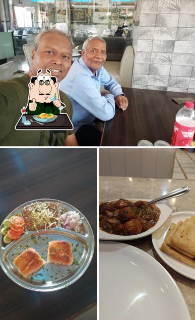 This is the picture showing food and beverage at Bansi Restaurant
