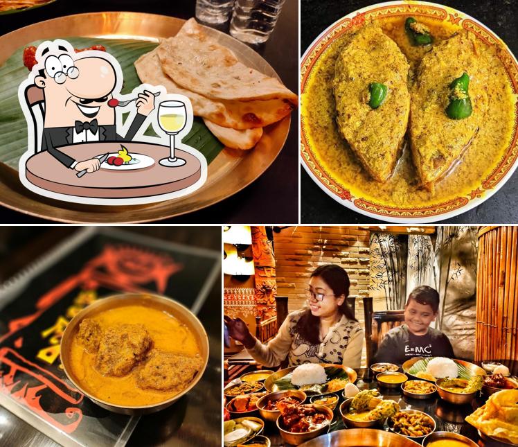 Meals at Bhooter Raja Dilo Bor