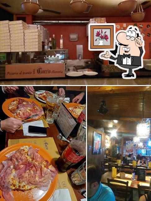 Gli interni di Pizzeria Il Coccio