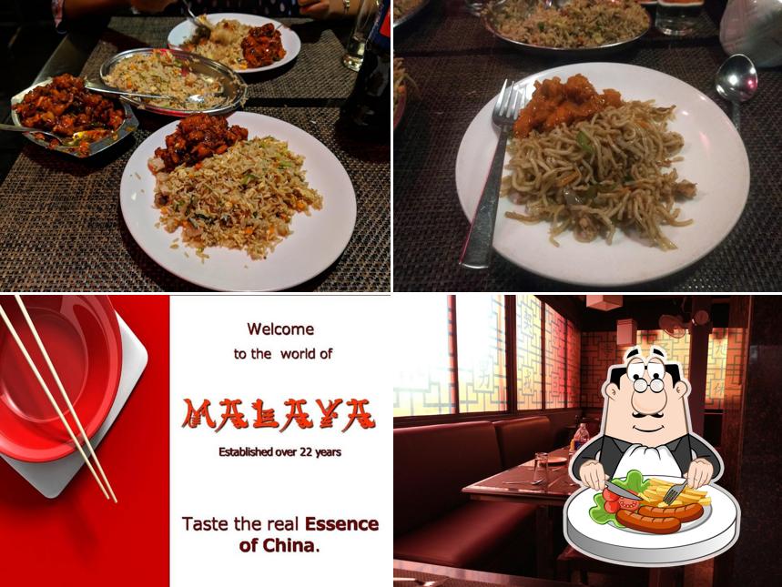 Food at Malaya Restaurant