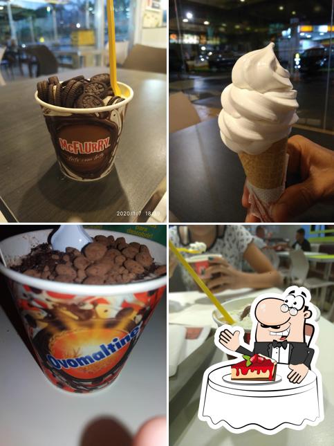 McDonald's serve uma seleção de pratos doces