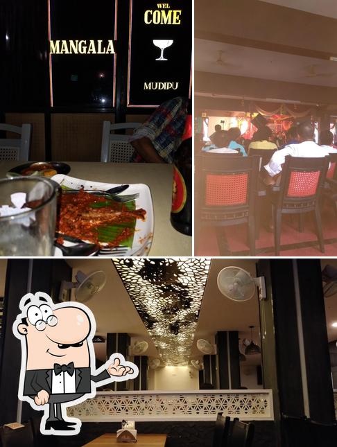 The interior of Mangala Bar & Family Restaurant