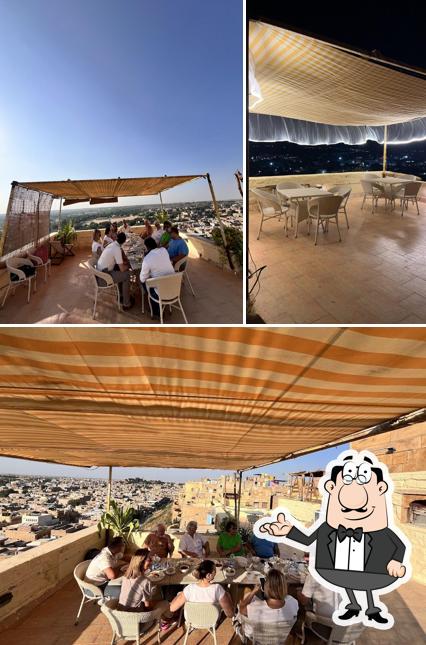 The interior of Castle Cafe & Restro