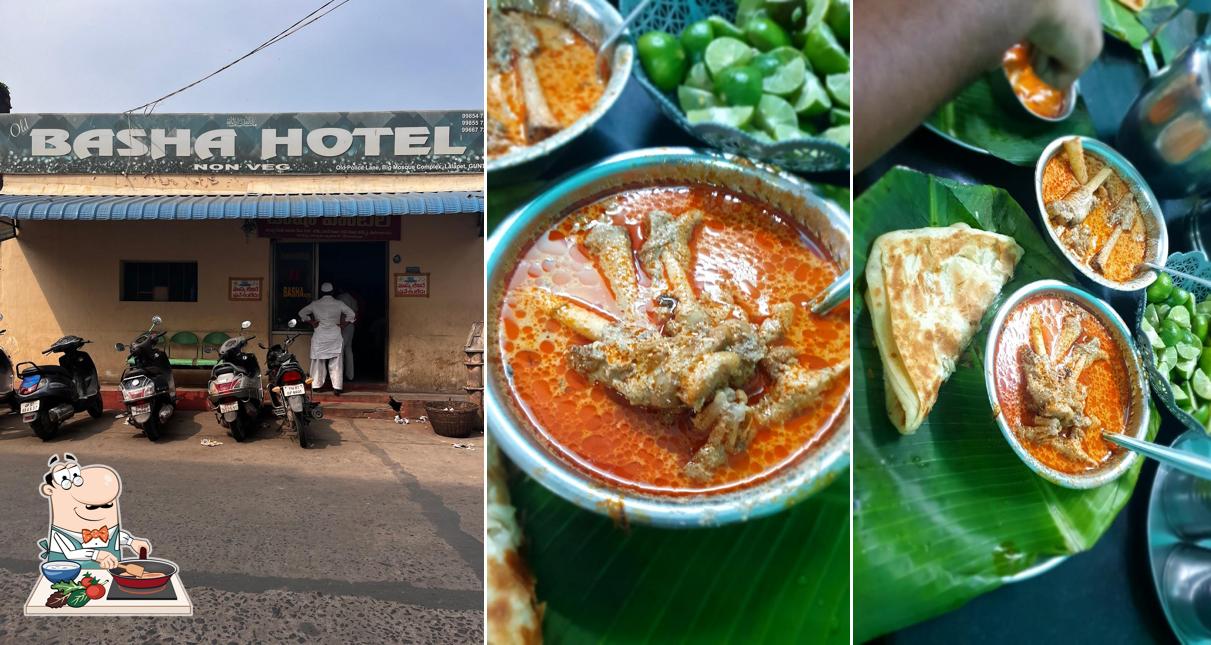 Chicken curry at OLD Basha Hotel