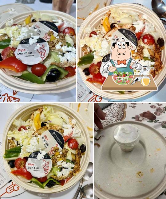 Greek salad at ToneOp Eats - The Healthy Food Kitchen