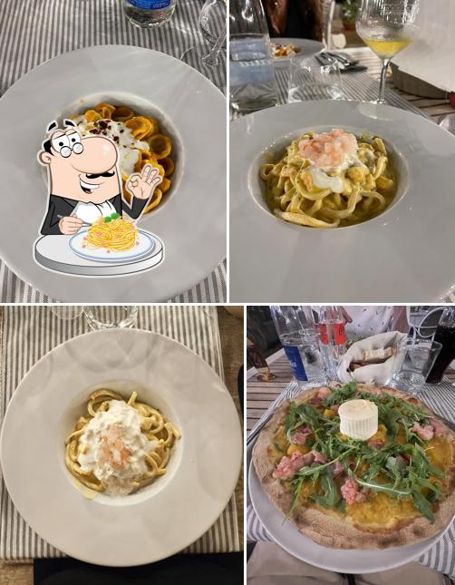 Spaghetti alla carbonara al Varius al Porto Osteria di Mare