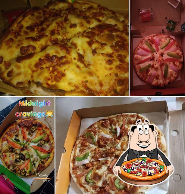 At Starboy Pizzas and Shakes, you can get pizza