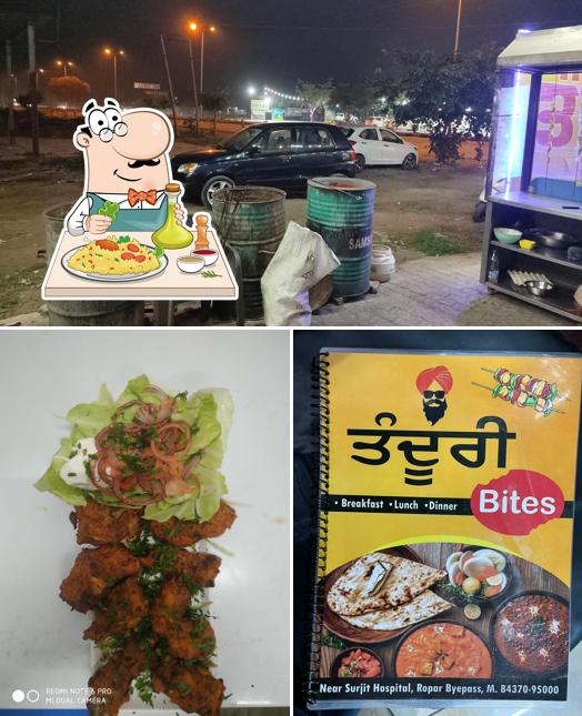 Among various things one can find food and exterior at Tandoori Bites