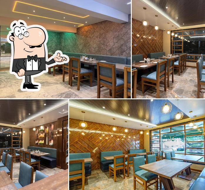 The interior of Gyani's Restaurant