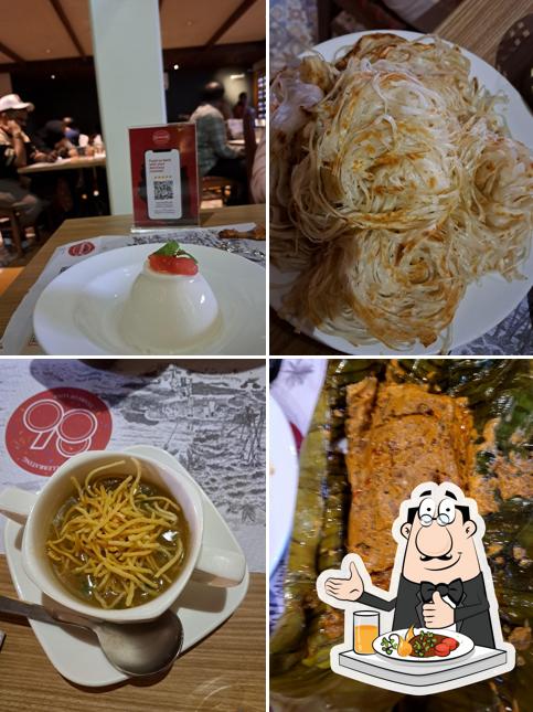 Food at Paragon Restaurant