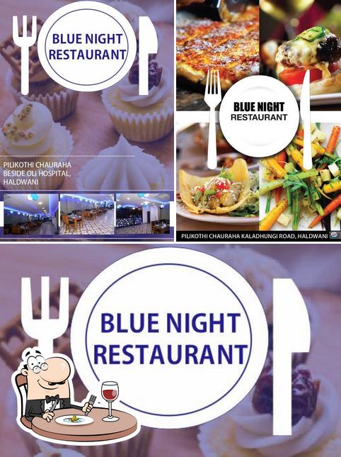 Food at Blue Night Bar & Restaurant