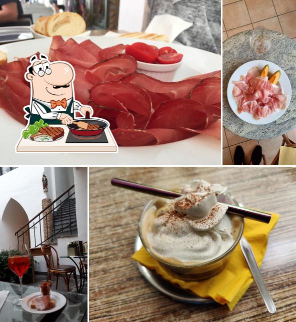 Prova i piatti di carne a Caffe Rossi