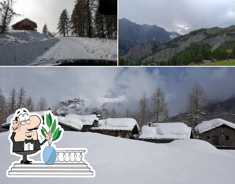 Gli esterni di Lo Baraquien Champlève