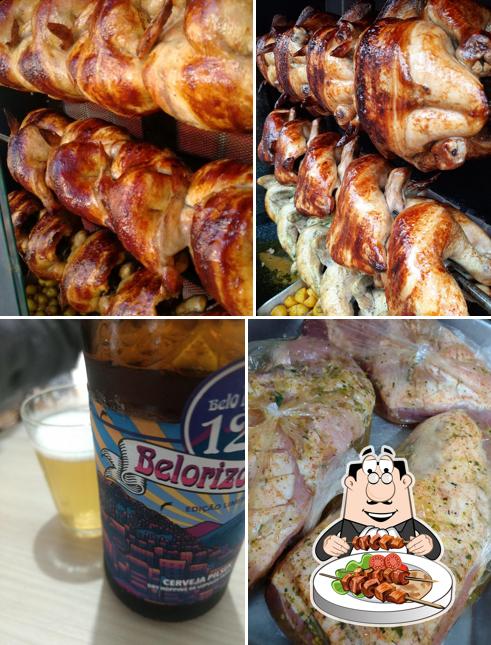 Galinha em Frango assado do chef Planalto