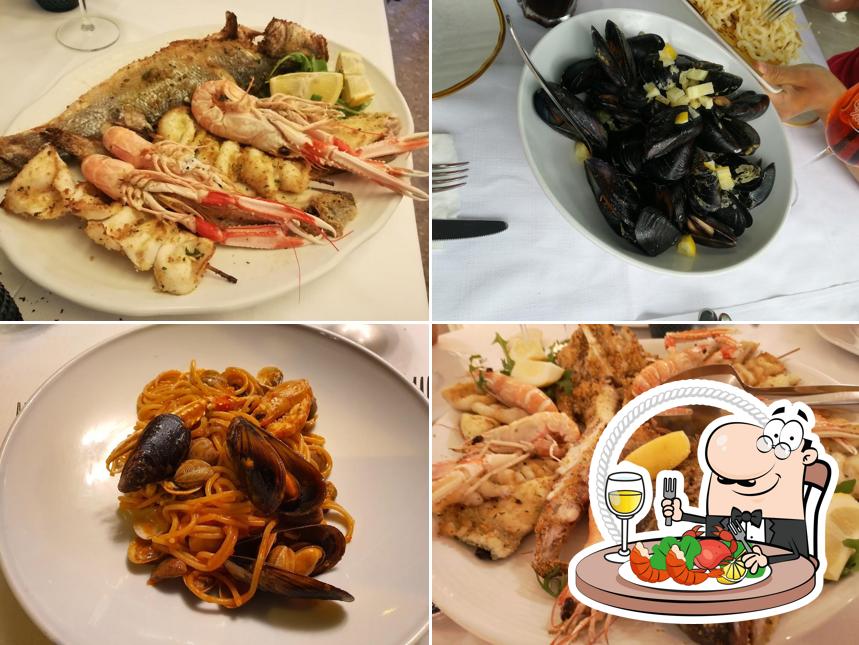 Gli ospiti di GiuliaMare possono gustare vari prodotti di cucina di mare