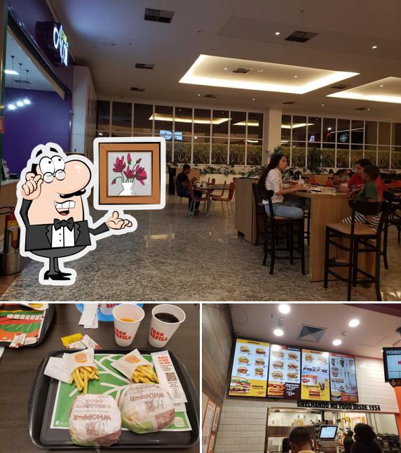 Veja imagens do interior do Burger King