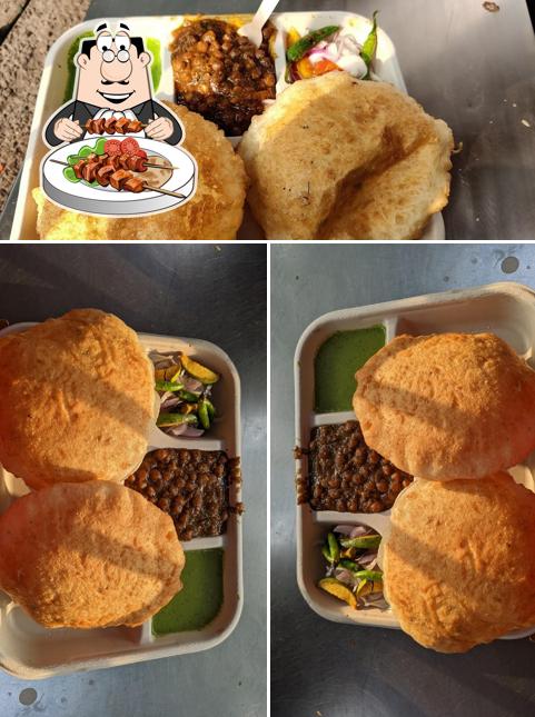 Chole bhature at Durga chole bhature