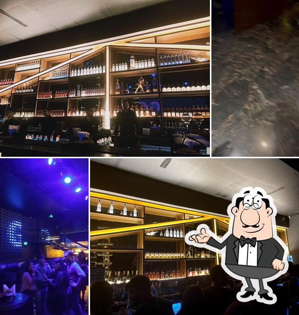 The interior of G Club