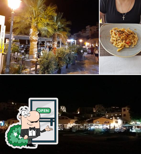 Curiosa tra la parte esterna di Ristorante La Tonnara