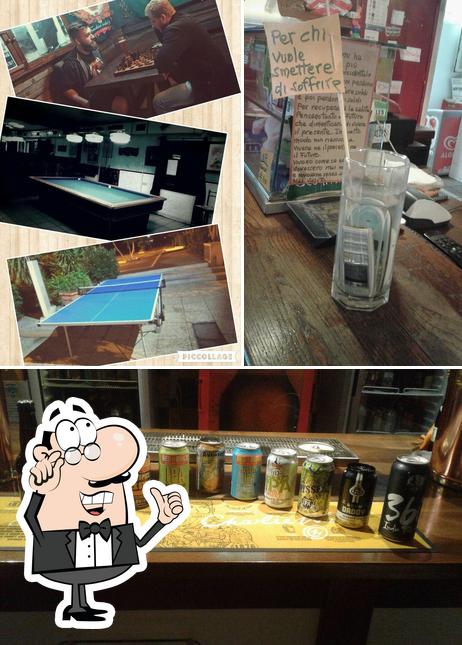 Gli interni di Benny's pub