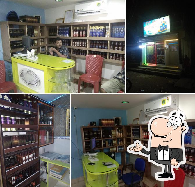 The interior of Half Moon Bar cum Restaurant